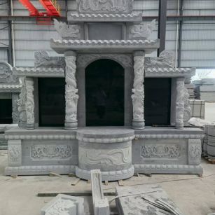 七台河 芝麻灰高档墓碑，土墓，可定制