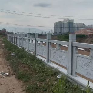 七台河 石材河道栏杆