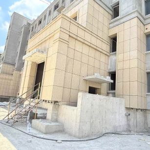 七台河 黄金麻干挂，工地实拍