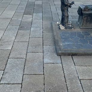 七台河仿古石铺装效果