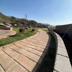 七台河仿古石铺装效果