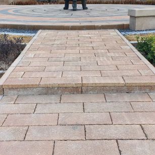 七台河仿古石铺装效果