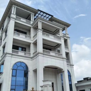 七台河芝麻白别墅干挂效果展示