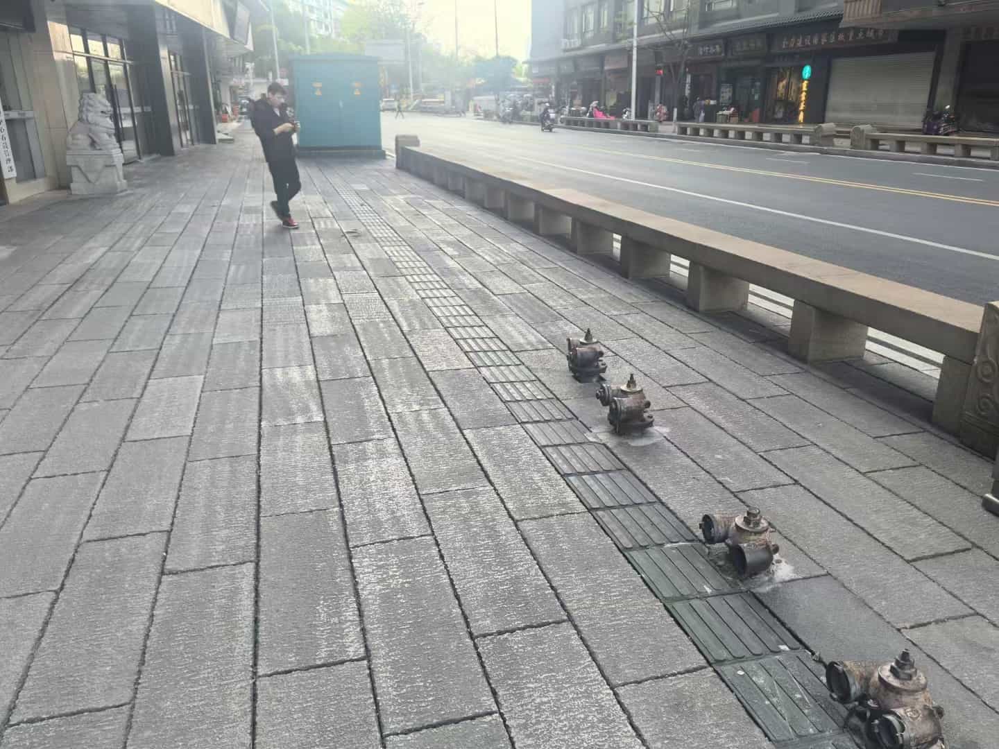 七台河仿古石铺装效果