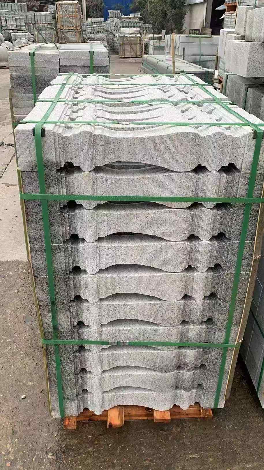 七台河 芝麻白方形拉丝面，栏杆花瓶柱