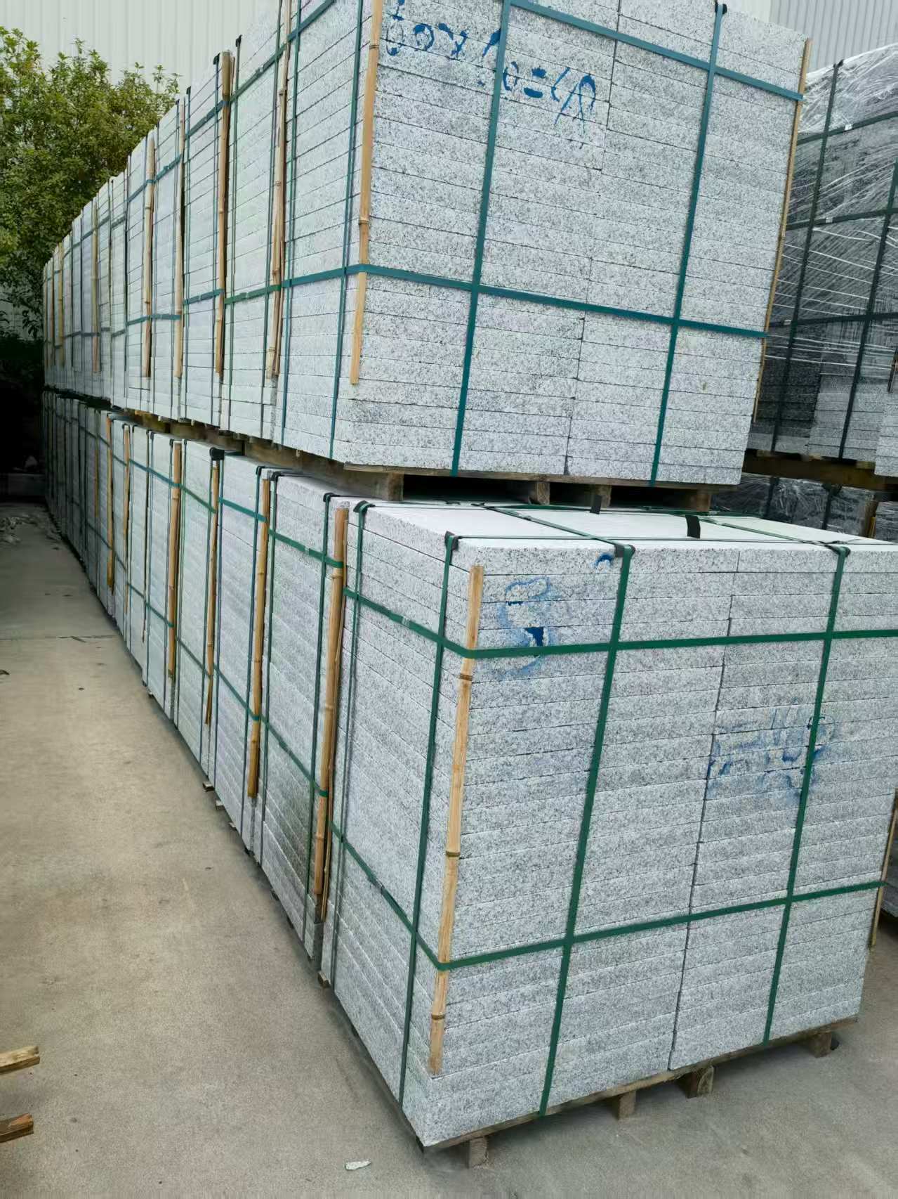 七台河 大花芙蓉白火烧成品，市政园林广场地铺石