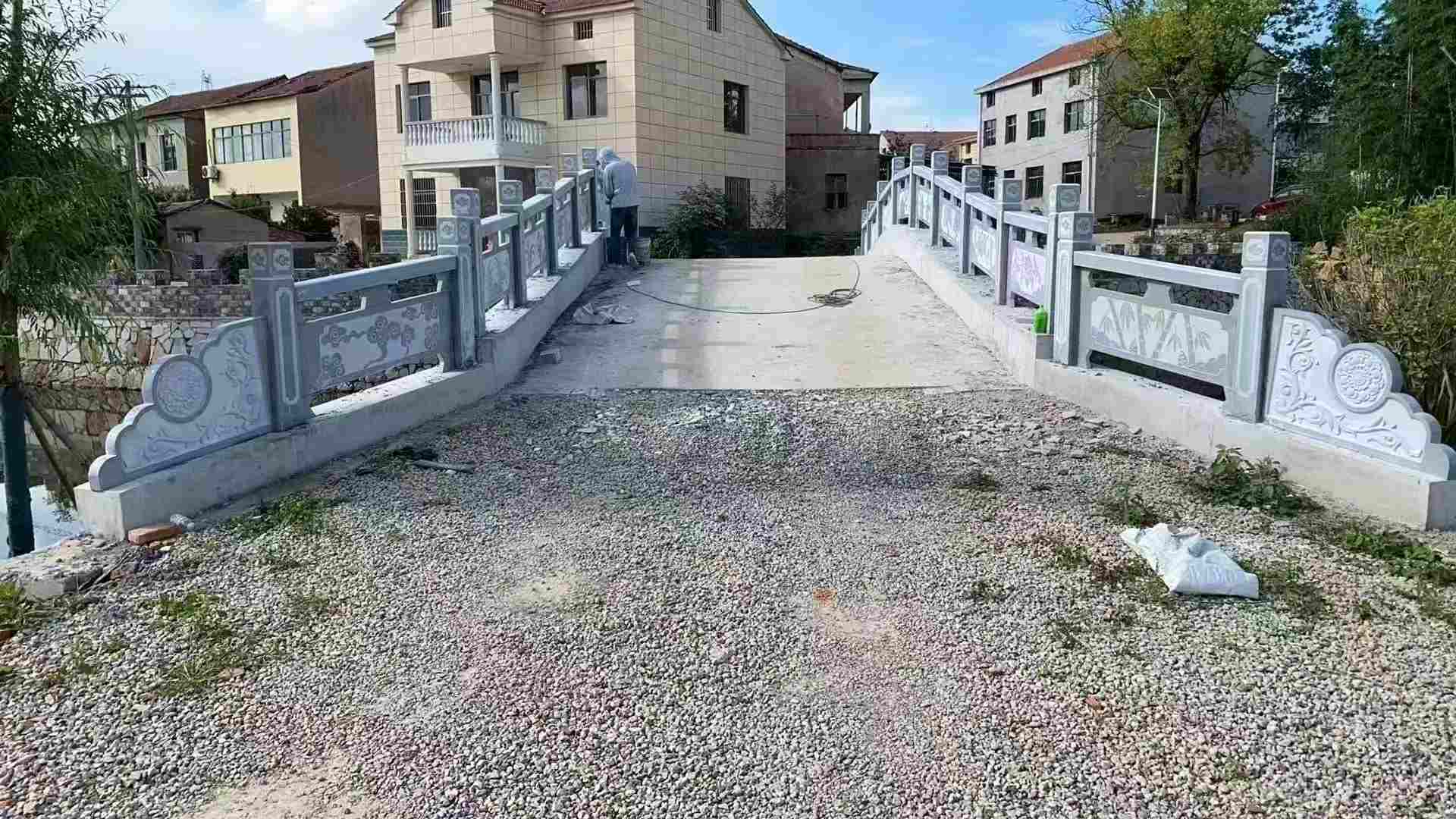 七台河 芝麻灰花岗岩桥栏杆